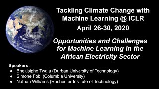 Opportunities and Challenges for Machine Learning in the African Electricity Sector