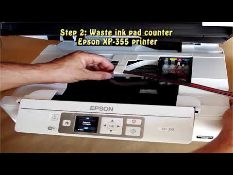 Reset Epson XP 355 Waste Ink Pad Counter