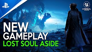 LOST SOUL ASIDE New Gameplay Demo in PS5 | Game like FINAL FANTASY in Unreal Engine HD 4K 2023