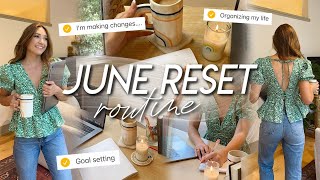 JUNE MONTHLY RESET | it's time to make changes, goal setting, organizing my life for a new month!