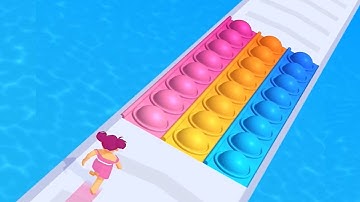 Pop It Run - All Levels Gameplay Android/ IOS Levels 1 - 6