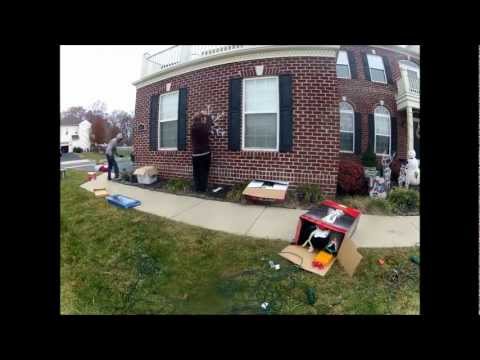 Putting Up Christmas Lights 2012 Putting Up Christmas Lights 2012