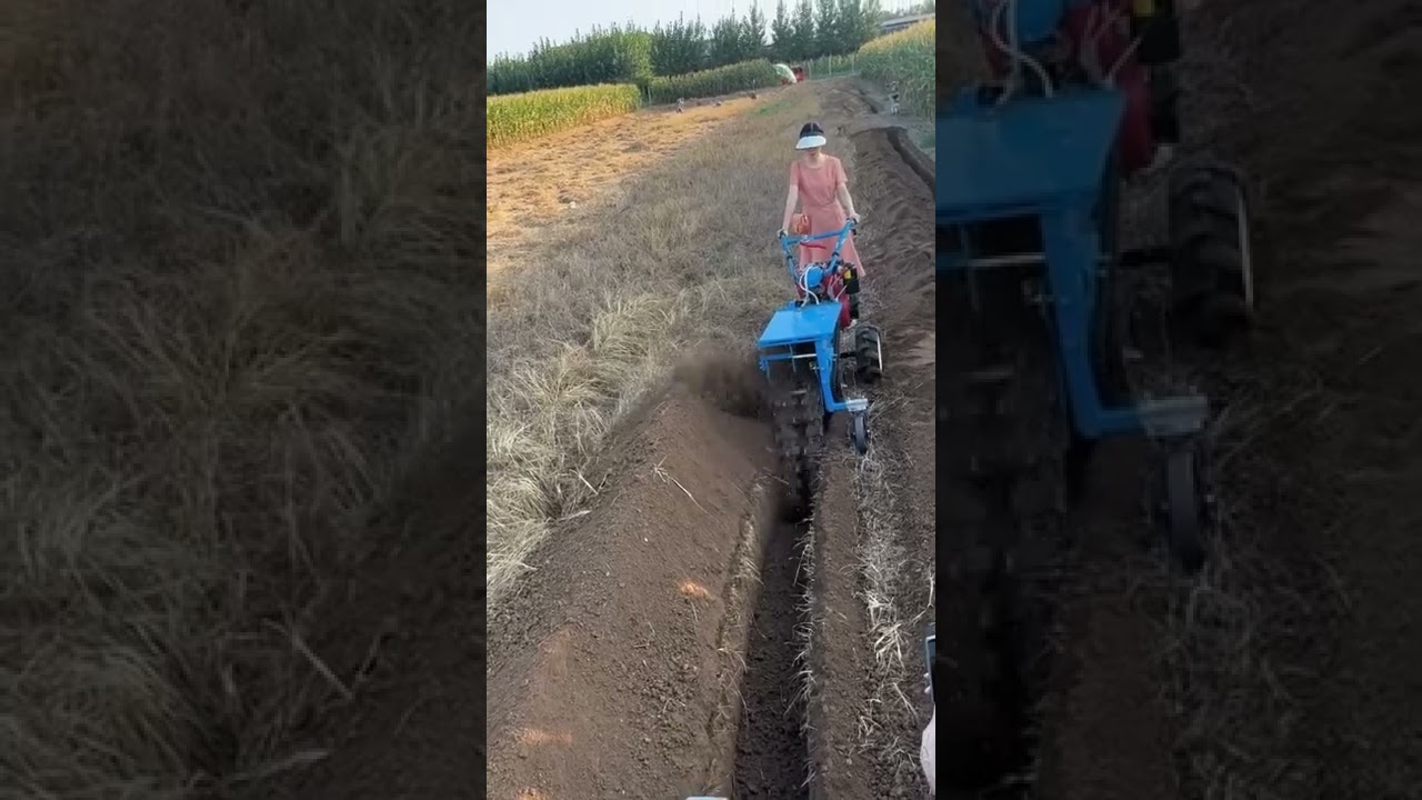 Chain trenching machinery, good machinery and good tools to save time and effort