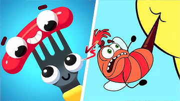 Tricky Brain Story vs Fork N Sausage 🧠🌭🍴 MAX LEVEL Gameplay Walkthrough (Android iOS) BG7XQL