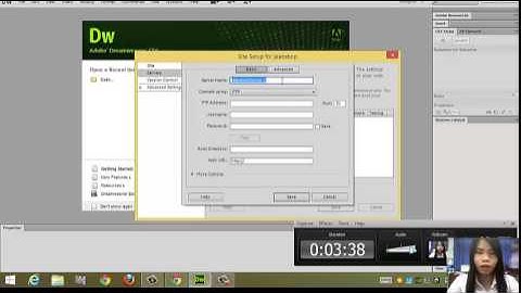การสร้างหน้าlogin logout โดยใช้ localhost และ dreamweaver