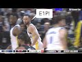 Explain steph curry and klay thompson invert screens jonathan kumingas flying putback dunk