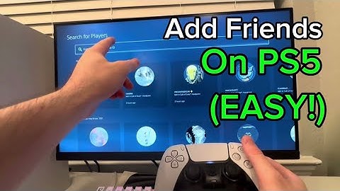 PS5: How to add friends/accept friend requests on PS5 (Easy Tutorial!) (2024)