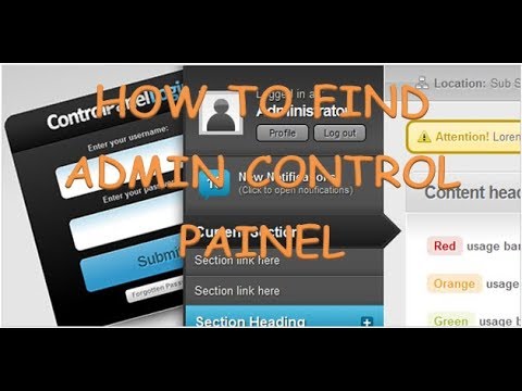 Vídeo: Como Encontrar Um Administrador De Site