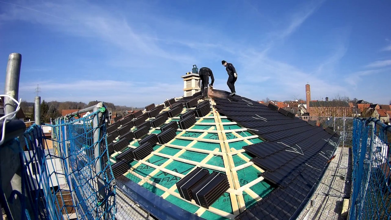 Wie deckt man das Dach einer Stadtvilla?