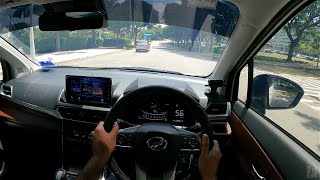 2023 Perodua Alza AV Advance with Gear Up Accessories POV Drive Malaysia | Day Drive