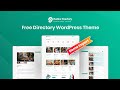 Radius directory  free directory wordpress theme demo installation