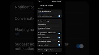 how to enable floating bubble notification in samsung galaxy a52s#and all samsung 📲
