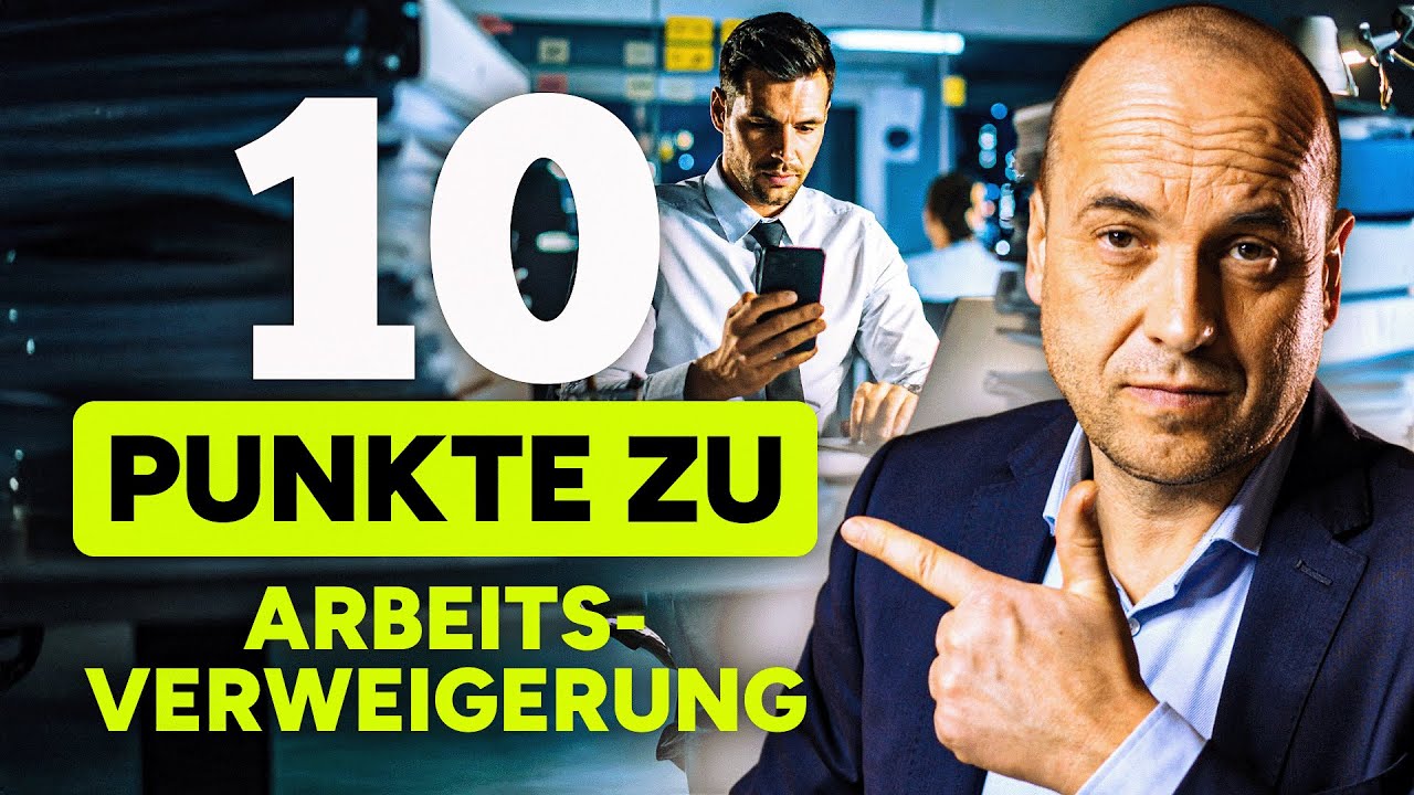 Arbeitsverweigerung – Diese 10 Punkte sollten Chefs wissen!