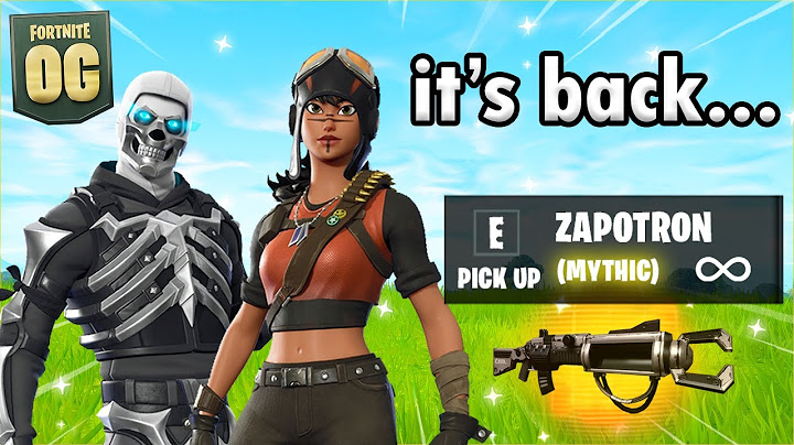 OG Fortnite is BACK and it's INSANE