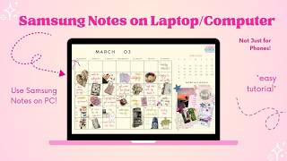 Celebrity Samsung Notes on Laptop?! Full Tutorial You Didn’t Know You Needed 💌📓🗒️ Profile