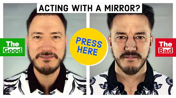 Should I practice acting in front of a mirror?