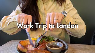 Introvert’s work trip to London 🇬🇧 | my social battery died | vlog