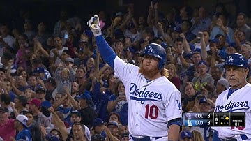 COL@LAD: Turner hits a two-run single to take lead