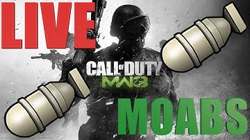 MW3 Live MOABS (2 This Stream) With EnemyMCLA (All Time 582)!