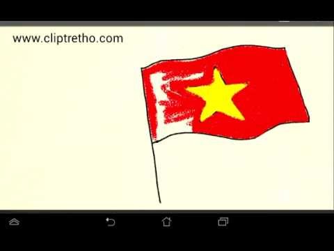 Vẽ Cờ Việt Nam - Youtube
