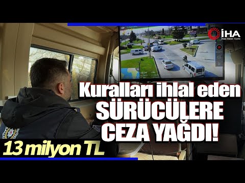 Otoyolda Trafik Kurallarına Uymayanlara 13 Milyon 630 Bin Lira Ceza Yazıldı