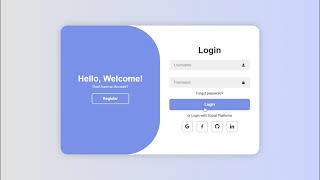 🔥 Modern Login & Signup Form Using HTML, CSS & JavaScript With Source Code | Mini Project
