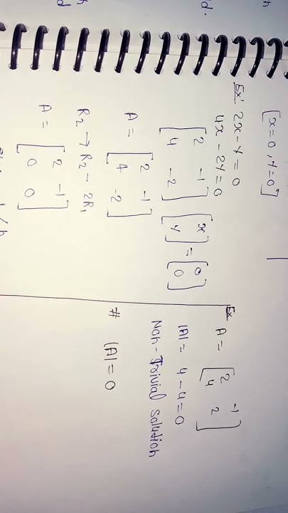 System Of Linear Homogeneous Equations Trivial And Non trivial system-of-linear-homogeneous-equations-trivial-and-non-trivial