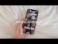 WHATS ON MY IPHONE 13 | aesthetic set up/widgets + useful apps for students 📚