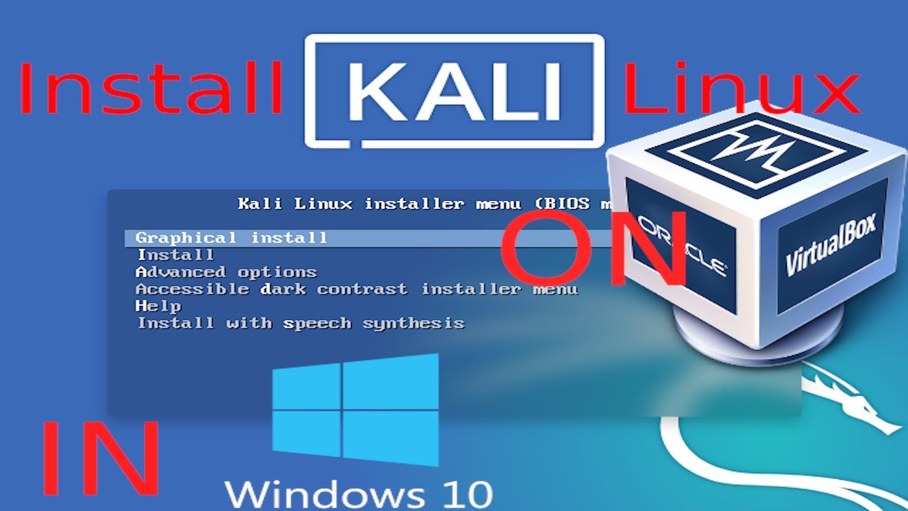 kali linux on virtualbox windows 10