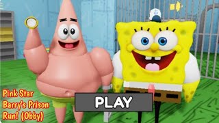 Pink Star Barrys Prison Run Obby Walkthrough Full Gameplay Gaming Fillament