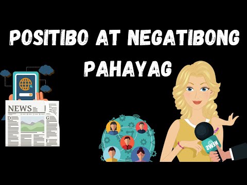 Video: Ang mga panlabas ay Positibo at negatibong panlabas, mga halimbawa