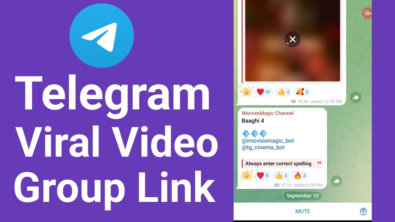 telegram viral video link group name / how to join viral video group in telegram
