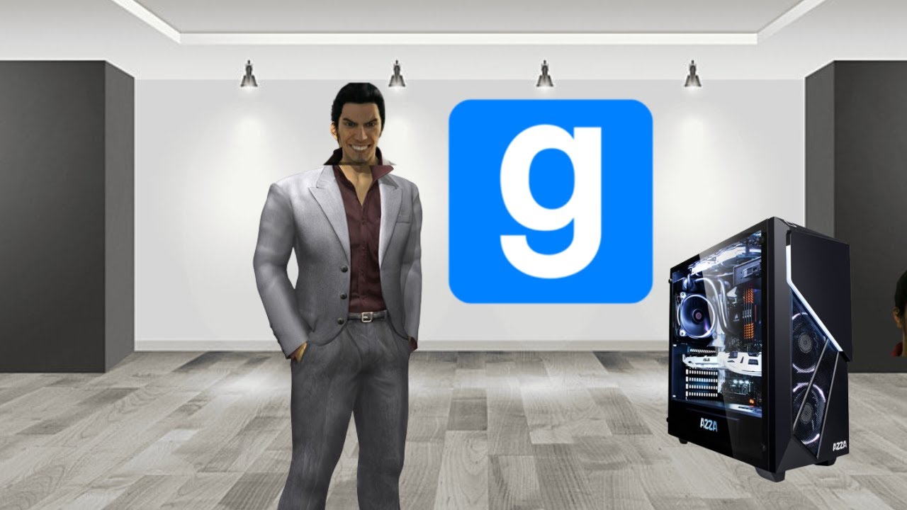 Kiryu plays GMOD (Ten years in the joint gang spin off)