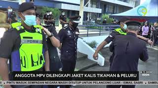 Anggota MPV Dilengkapi Jaket Kalis Tikaman & Peluru