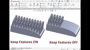 Solidworks tips & tutorials 72 | Using chamfer with keep feature option ON
