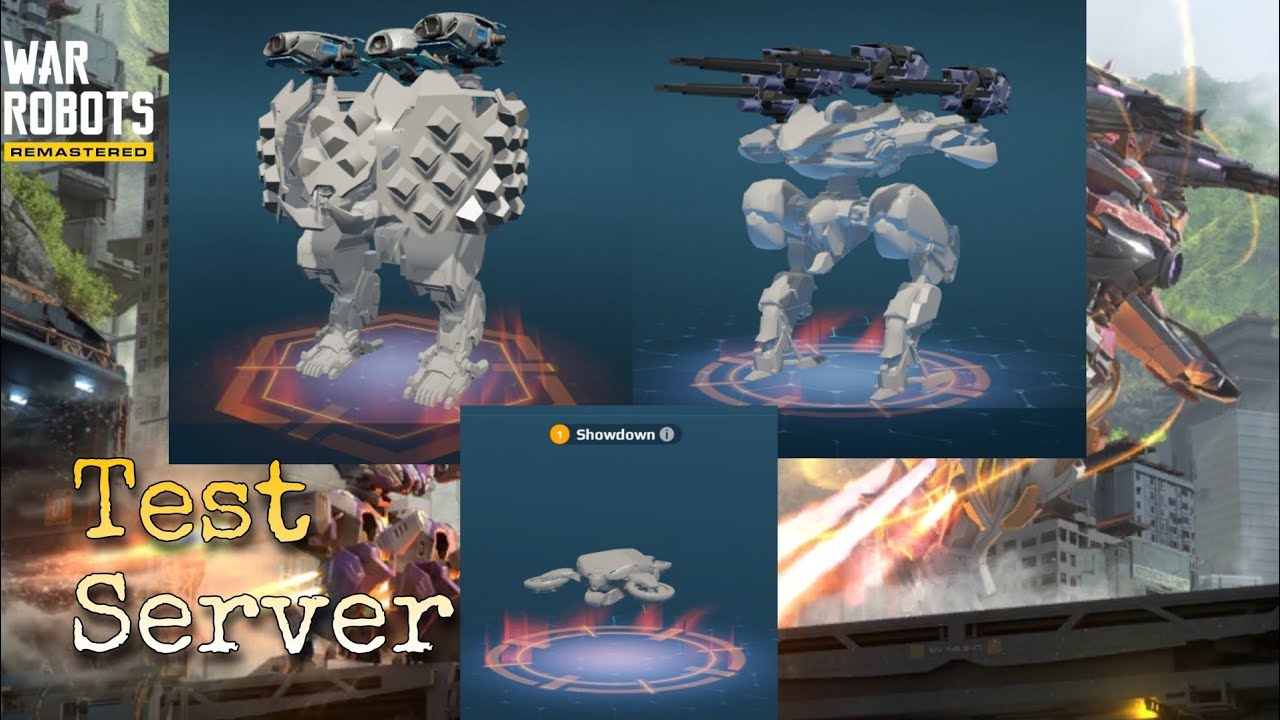 War Robots Test Server 08.04.23.New robot Crisis, New Titan Rook, New ...