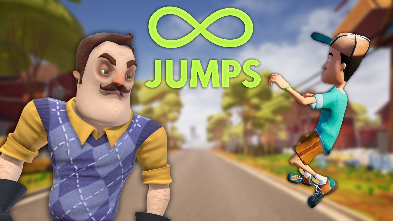 Infinite Jumps in Hello Neighbor (Full Game)
