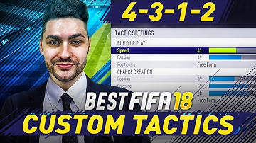FIFA 18 BEST PRO FORMATIONS 4-3-1-2  TUTORIAL / BEST CUSTOM TACTICS & PLAYER INSTRUCTIONS - TRICKS