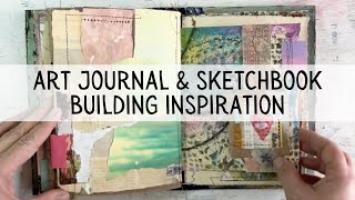 Art Journal & Sketchbook Building Inspiration