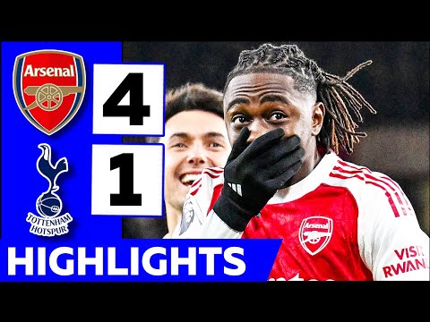 Arsenal Vs Tottenham 4 1 Highlights Eze HAT TRICK Goal Premier League Highlights