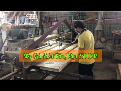 Máy Chà Nhám Băng Nằm 2500MM - Woodmaster - WM-250S