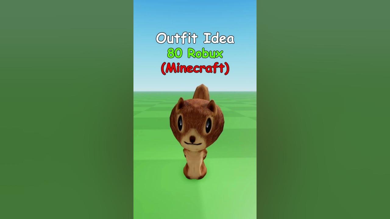 Making Roblox Minecraft Steve Outfit Idea 💙 - YouTube