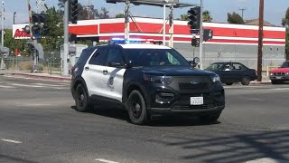 *2020 FPIU* LAPD Foothill Units Responding Code 3 x2