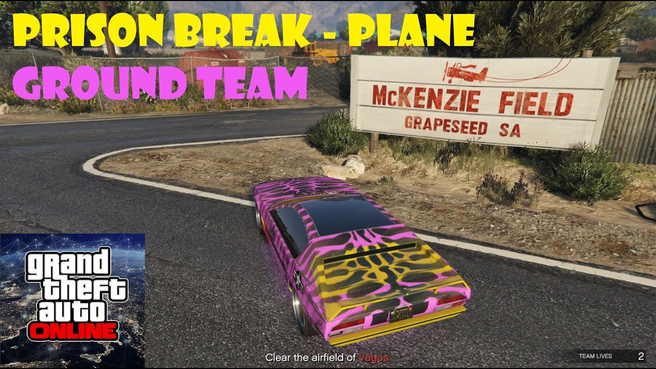 Prison Break: Plane - Ground Team 🏠 High-End Apartment Original Heist | GTA 5 Online