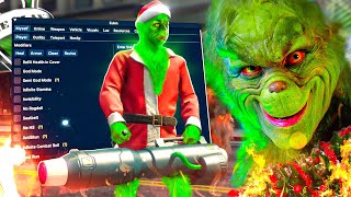 VIREI O GRINCH NO GTA RP COM MOD MENU