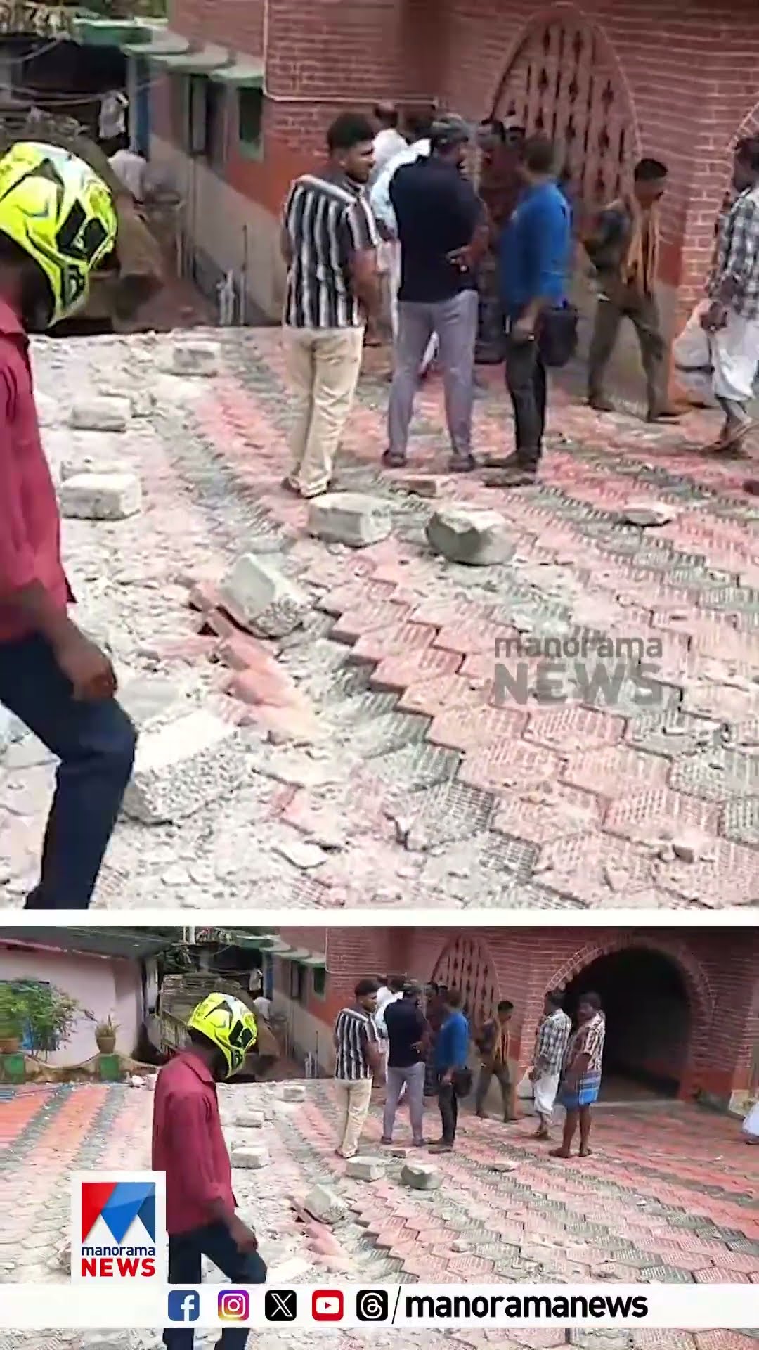 കൊല്ലം കടയ്ക്കല്‍ പള്ളിമുക്കില്‍ തടി കയറ്റിയ പിക്കപ്പ് ലോറി വീട്ടുമുറ്റത്തേക്ക് പാഞ്ഞുകയറി | Lorry