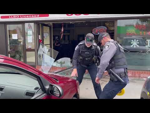 Car Into Building Port Hope August 4, 2022