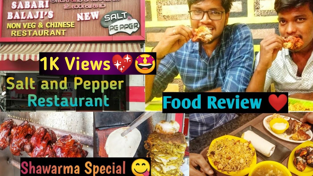 Salt and Pepper Restaurant Theni Food Review Tamil Tasty and Worth