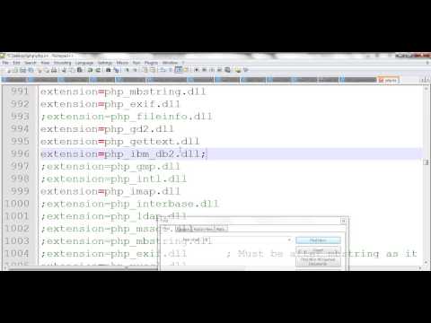PHP connect IBM db2 database in XAMPP