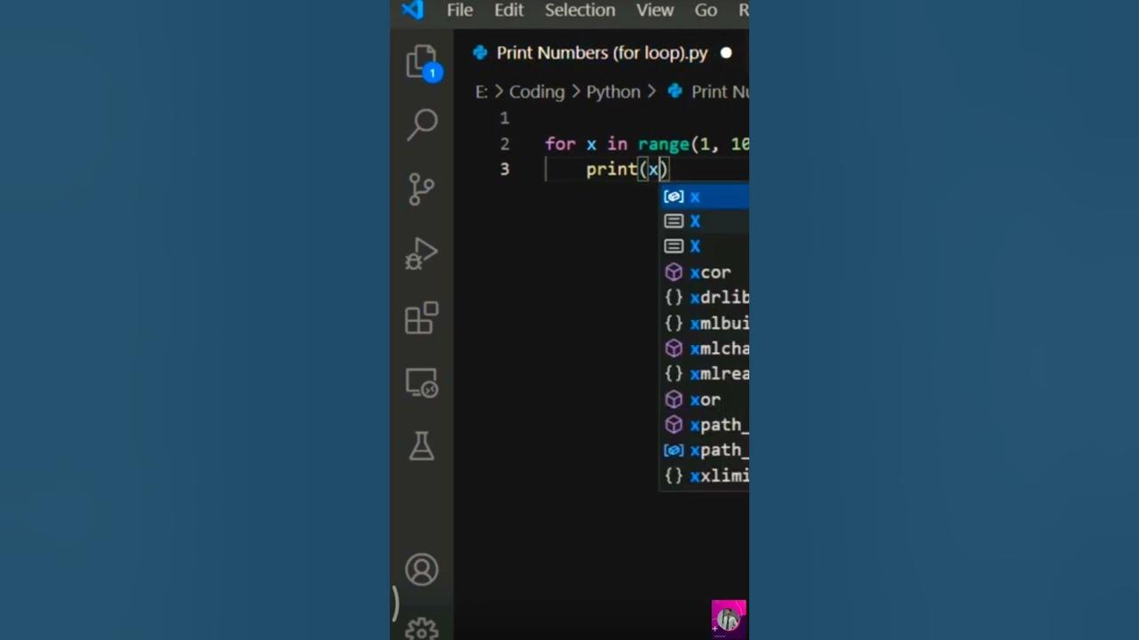 Print Number from 1 to 10 in Python 🔥 #python #coding #shorts - YouTube